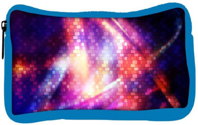 

Snoogg Eco Friendly Canvas Digital Groove Designer Student Pen Pencil Case Coin Purse Pouch Cosmetic Makeup Bag (BLUE) Pouch(Multicolor)