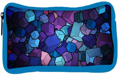 

Snoogg Eco Friendly Canvas Colorful Blocks Designer Student Pen Pencil Case Coin Purse Pouch Cosmetic Makeup Bag (BLUE) Pouch(Multicolor)