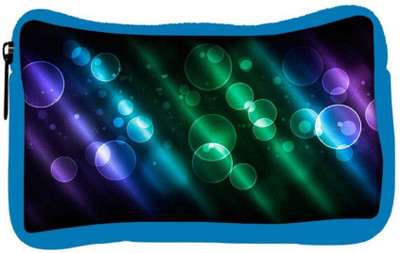 

Snoogg Eco Friendly Canvas Multicolor Bubbles Designer Student Pen Pencil Case Coin Purse Pouch Cosmetic Makeup Bag (BLUE) Pouch(Multicolor)