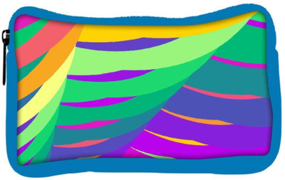 

Snoogg Eco Friendly Canvas Fractal Designer Student Pen Pencil Case Coin Purse Pouch Cosmetic Makeup Bag (BLUE) Pouch(Multicolor)