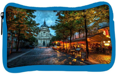 

Snoogg Eco Friendly Canvas Streets At Nite Designer Student Pen Pencil Case Coin Purse Pouch Cosmetic Makeup Bag (BLUE) Pouch(Multicolor)