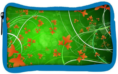 

Snoogg Eco Friendly Canvas Swirly Plants Designer Student Pen Pencil Case Coin Purse Pouch Cosmetic Makeup Bag (BLUE) Pouch(Multicolor)