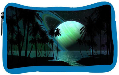 

Snoogg Eco Friendly Canvas Eclipse View Designer Student Pen Pencil Case Coin Purse Pouch Cosmetic Makeup Bag (BLUE) Pouch(Multicolor)