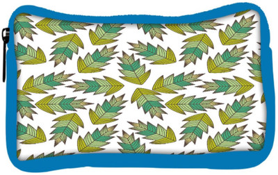 

Snoogg Eco Friendly Canvas A Seamless Leaf Pattern Student Pen Pencil Case Coin Purse Pouch Cosmetic Makeup Bag (BLUE) Pouch(Multicolor)
