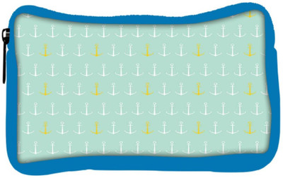 

Snoogg Eco Friendly Canvas Colourful Anchor Pattern Student Pen Pencil Case Coin Purse Pouch Cosmetic Makeup Bag (BLUE) Pouch(Multicolor)
