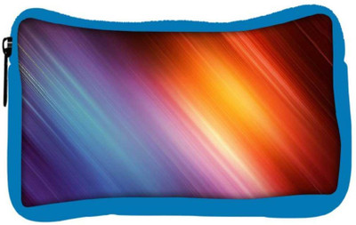 

Snoogg Eco Friendly Canvas Colourful Abstract Lines Designer Student Pen Pencil Case Coin Purse Pouch Cosmetic Makeup Bag (BLUE) Pouch(Multicolor)