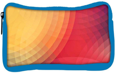 

Snoogg Eco Friendly Canvas Colorful Circles Designer Student Pen Pencil Case Coin Purse Pouch Cosmetic Makeup Bag (BLUE) Pouch(Multicolor)