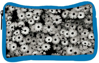 

Snoogg Eco Friendly Canvas Black And White Flowers Designer Student Pen Pencil Case Coin Purse Pouch Cosmetic Makeup Bag (BLUE) Pouch(Multicolor)