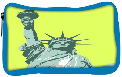 

Snoogg Eco Friendly Canvas Statue Of Liberty Student Pen Pencil Case Coin Purse Pouch Cosmetic Makeup Bag (BLUE) Pouch(Multicolor)