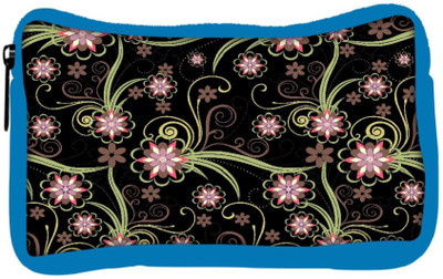 

Snoogg Eco Friendly Canvas Abstract Pattern Background Student Pen Pencil Case Coin Purse Pouch Cosmetic Makeup Bag (BLUE) Pouch(Multicolor)