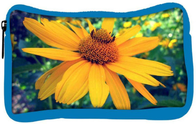 

Snoogg Eco Friendly Canvas Big Flower Designer Student Pen Pencil Case Coin Purse Pouch Cosmetic Makeup Bag (BLUE) Pouch(Multicolor)