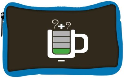 

Snoogg Eco Friendly Canvas Coffee Battery Charge Student Pen Pencil Case Coin Purse Pouch Cosmetic Makeup Bag (BLUE) Pouch(Multicolor)