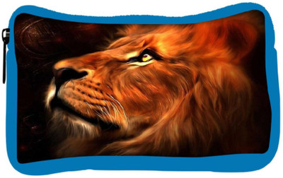 

Snoogg Eco Friendly Canvas Lion Hearted Student Pen Pencil Case Coin Purse Pouch Cosmetic Makeup Bag (BLUE) Pouch(Multicolor)