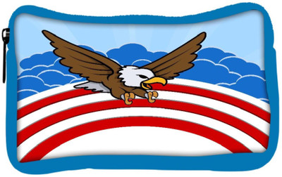 

Snoogg Eco Friendly Canvas Bald Eagle 4Th Of July Vector Theme Design Student Pen Pencil Case Coin Purse Pouch Cosmetic Makeup Bag (BLUE) Pouch(Multicolor)
