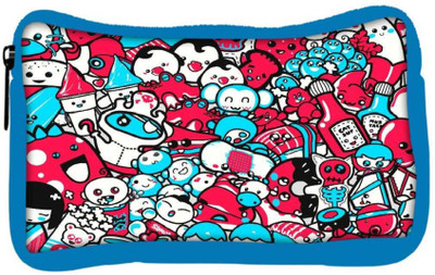 

Snoogg Eco Friendly Canvas Cute Characters Designer Student Pen Pencil Case Coin Purse Pouch Cosmetic Makeup Bag (BLUE) Pouch(Multicolor)