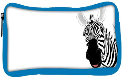 

Snoogg Eco Friendly Canvas Funny Zebra Designer Student Pen Pencil Case Coin Purse Pouch Cosmetic Makeup Bag (BLUE) Pouch(Multicolor)