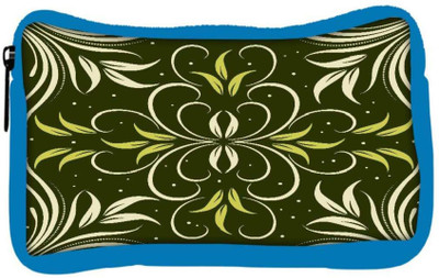 

Snoogg Eco Friendly Canvas Seamless Floral Pattern Abstract Background Student Pen Pencil Case Coin Purse Pouch Cosmetic Makeup Bag (BLUE) Pouch(Multicolor)