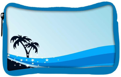 

Snoogg Eco Friendly Canvas Summer Background With Palm Tree And Blue Wave Student Pen Pencil Case Coin Purse Pouch Cosmetic Makeup Bag (BLUE) Pouch(Multicolor)