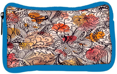 

Snoogg Eco Friendly Canvas Seamless Texture With Flowers And Butterflies Endless Floral Pattern Student Pen Pencil Case Coin Purse Pouch Cosmetic Makeup Bag (BLUE) Pouch(Multicolor)