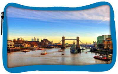 

Snoogg Eco Friendly Canvas Abstract Lake In City Designer Student Pen Pencil Case Coin Purse Pouch Cosmetic Makeup Bag (BLUE) Pouch(Multicolor)