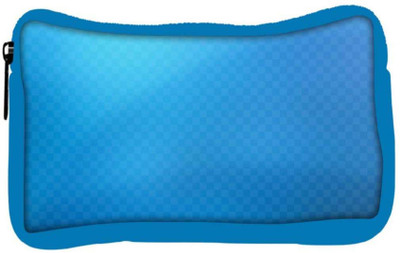

Snoogg Eco Friendly Canvas Light Blue Pattern Design Designer Student Pen Pencil Case Coin Purse Pouch Cosmetic Makeup Bag (BLUE) Pouch(Multicolor)