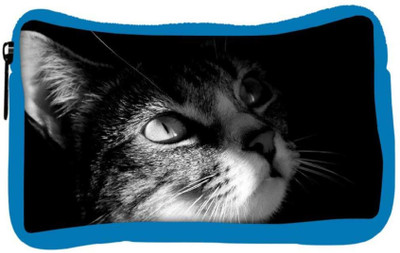 

Snoogg Eco Friendly Canvas Cute Kitty Designer Student Pen Pencil Case Coin Purse Pouch Cosmetic Makeup Bag (BLUE) Pouch(Multicolor)