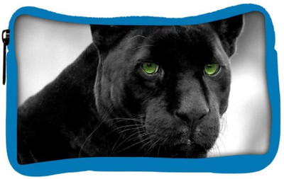 

Snoogg Eco Friendly Canvas Black Tiger Designer Student Pen Pencil Case Coin Purse Pouch Cosmetic Makeup Bag (BLUE) Pouch(Multicolor)