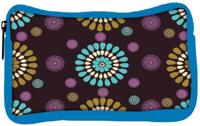 

Snoogg Eco Friendly Canvas Mixed Floral Designer Student Pen Pencil Case Coin Purse Pouch Cosmetic Makeup Bag (BLUE) Pouch(Multicolor)