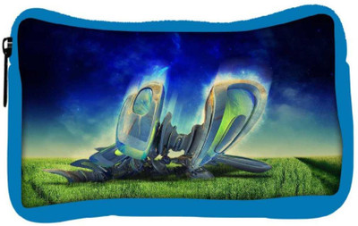

Snoogg Eco Friendly Canvas Abstract Machine Radiant Designer Student Pen Pencil Case Coin Purse Pouch Cosmetic Makeup Bag (BLUE) Pouch(Multicolor)
