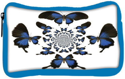

Snoogg Eco Friendly Canvas Kaleidoscopic Butterflies Student Pen Pencil Case Coin Purse Pouch Cosmetic Makeup Bag (BLUE) Pouch(Multicolor)