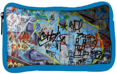 

Snoogg Eco Friendly Canvas Colorful Graffiti Street Paint Designer Student Pen Pencil Case Coin Purse Pouch Cosmetic Makeup Bag (BLUE) Pouch(Multicolor)