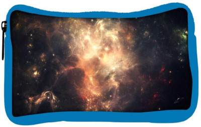 

Snoogg Eco Friendly Canvas Abstract Galaxy Designer Student Pen Pencil Case Coin Purse Pouch Cosmetic Makeup Bag (BLUE) Pouch(Multicolor)