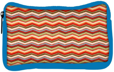 

Snoogg Eco Friendly Canvas Waves Pattern Reddish 2525 Student Pen Pencil Case Coin Purse Pouch Cosmetic Makeup Bag (BLUE) Pouch(Multicolor)