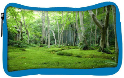 

Snoogg Eco Friendly Canvas Green Garden Designer Student Pen Pencil Case Coin Purse Pouch Cosmetic Makeup Bag (BLUE) Pouch(Multicolor)