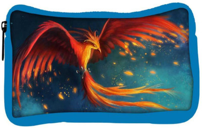 

Snoogg Eco Friendly Canvas Phoenix Fire Bird Designer Student Pen Pencil Case Coin Purse Pouch Cosmetic Makeup Bag (BLUE) Pouch(Multicolor)