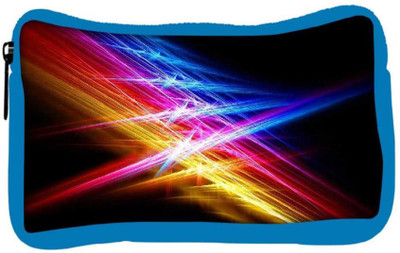 

Snoogg Eco Friendly Canvas Attracting Multiple Lights Designer Student Pen Pencil Case Coin Purse Pouch Cosmetic Makeup Bag (BLUE) Pouch(Multicolor)