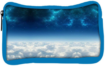 

Snoogg Eco Friendly Canvas Electric Sky Student Pen Pencil Case Coin Purse Pouch Cosmetic Makeup Bag (BLUE) Pouch(Multicolor)