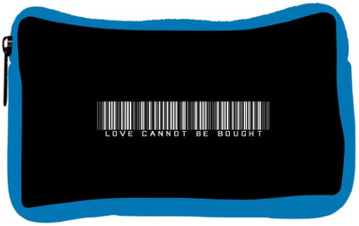 

Snoogg Eco Friendly Canvas Love Cannot Be Bought Student Pen Pencil Case Coin Purse Pouch Cosmetic Makeup Bag (BLUE) Pouch(Multicolor)