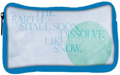 

Snoogg Eco Friendly Canvas Dissolve Like Snow Designer Student Pen Pencil Case Coin Purse Pouch Cosmetic Makeup Bag (BLUE) Pouch(Multicolor)