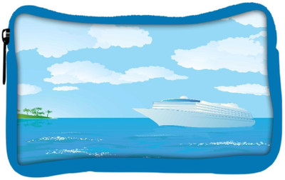 

Snoogg Eco Friendly Canvas Cruise Vector Student Pen Pencil Case Coin Purse Pouch Cosmetic Makeup Bag (BLUE) Pouch(Multicolor)