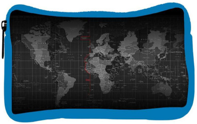 

Snoogg Eco Friendly Canvas Black Earth Designer Student Pen Pencil Case Coin Purse Pouch Cosmetic Makeup Bag (BLUE) Pouch(Multicolor)