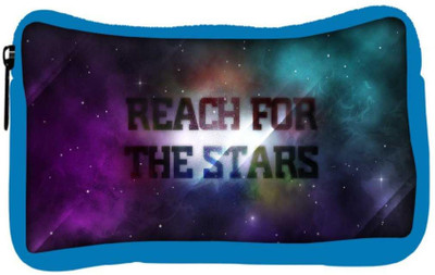 

Snoogg Eco Friendly Canvas Reach For The Stars Designer Student Pen Pencil Case Coin Purse Pouch Cosmetic Makeup Bag (BLUE) Pouch(Multicolor)