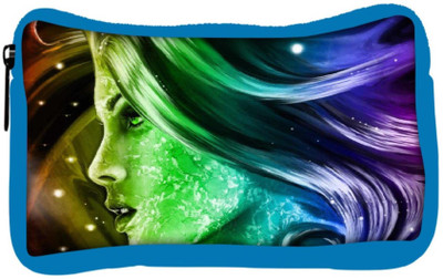 

Snoogg Eco Friendly Canvas Colorful Womans Face 2610 Student Pen Pencil Case Coin Purse Pouch Cosmetic Makeup Bag (BLUE) Pouch(Multicolor)