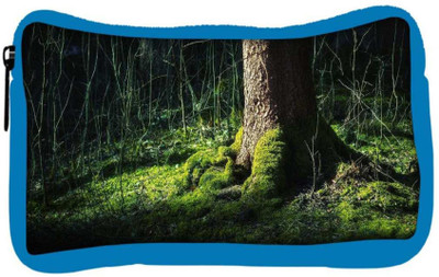 

Snoogg Eco Friendly Canvas Huge Tree Designer Student Pen Pencil Case Coin Purse Pouch Cosmetic Makeup Bag (BLUE) Pouch(Multicolor)