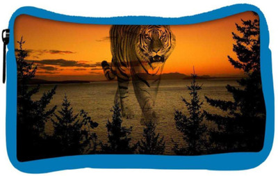 

Snoogg Eco Friendly Canvas Forest Tiger Designer Student Pen Pencil Case Coin Purse Pouch Cosmetic Makeup Bag (BLUE) Pouch(Multicolor)