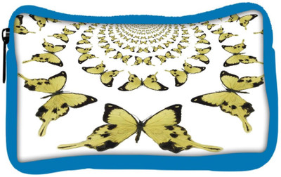 

Snoogg Eco Friendly Canvas Kaleidoscopic Butterflies Student Pen Pencil Case Coin Purse Pouch Cosmetic Makeup Bag (BLUE) Pouch(Multicolor)