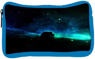 

Snoogg Eco Friendly Canvas Space Line Student Pen Pencil Case Coin Purse Pouch Cosmetic Makeup Bag (BLUE) Pouch(Multicolor)