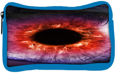 

Snoogg Eco Friendly Canvas The Eye Of The Storm Student Pen Pencil Case Coin Purse Pouch Cosmetic Makeup Bag (BLUE) Pouch(Multicolor)