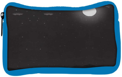 

Snoogg Eco Friendly Canvas Nigthfall Student Pen Pencil Case Coin Purse Pouch Cosmetic Makeup Bag (BLUE) Pouch(Multicolor)