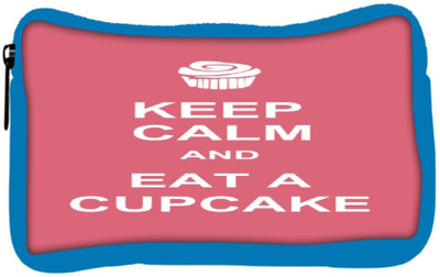 

Snoogg Eco Friendly Canvas Keep Calm And Eat A Cupcake Student Pen Pencil Case Coin Purse Pouch Cosmetic Makeup Bag (BLUE) Pouch(Multicolor)